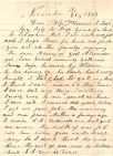 Letter from Robert C. Caldwell to Mag Caldwell, November 21st, 1863
